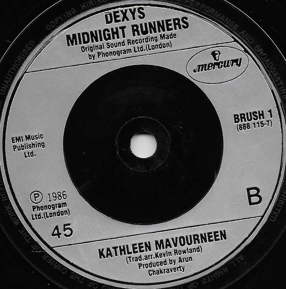 BRUSH 1 Because of you (Brush strokes) Rowland / O'Hara / Adams / Dexys Midnight Runners from the BBC records and Tapes library Label
